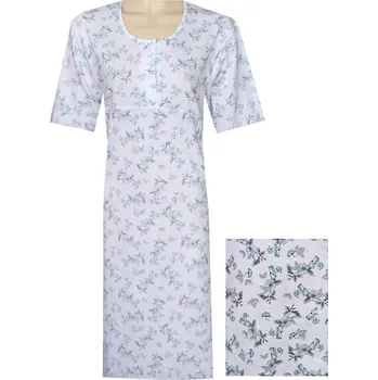 Dámská noční košile Dámská Noční Košile FOLTÝN DKKN 304 Velikost: 5XL, Materiál: Krátký rukáv