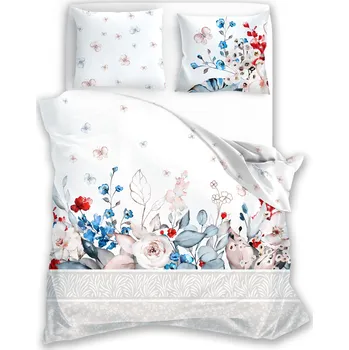 Povlečení Bavlněné povlečení TRENDY 014 140x200 cm + 70x90 cm bílé