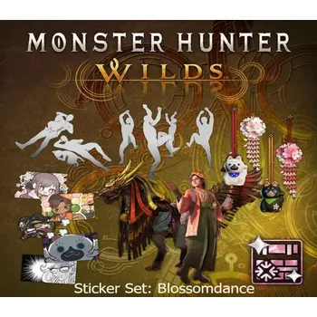Počítačová hra Monster Hunter Wilds - Sticker Set: Blossomdance DLC