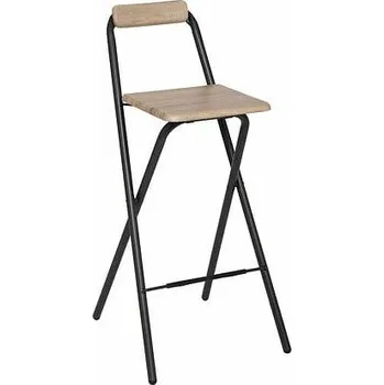 Barová židle Atmosphera Židle barová Louna skládací s přírodním dubovým efektem