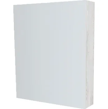 Koupelnový nábytek Mereo, Mereo Koupelnová zrcadlová skříňka 60 cm, galerka, 1x dvířka levá, Multidecor, White Loft Pine, MER-CN798G61WLP1
