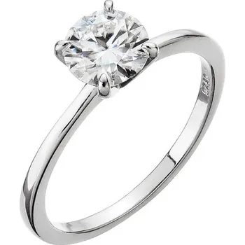 Prsten Stříbrný prsten ELEN 15M00003 moissanite 54