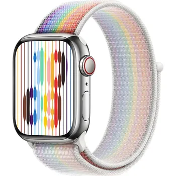 Mobilní telefon Řemínek Apple Watch 41mm provlékací sportovní řemínek Pride Edition