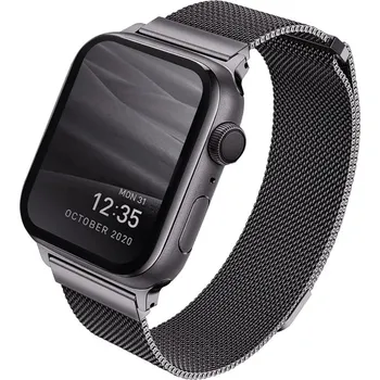 Mobilní telefon Řemínek Uniq Dante pro Apple Watch 38/40/41mm grafit