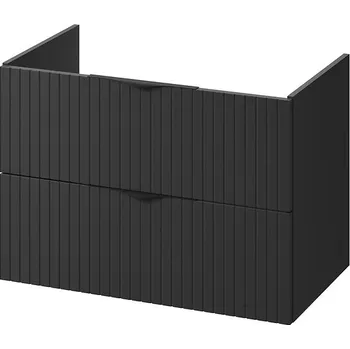 Koupelnový nábytek Cersanit Tirso, závěsná skříňka pod umyvadlo 794x447x572 mm, černá matná, S1017-011
