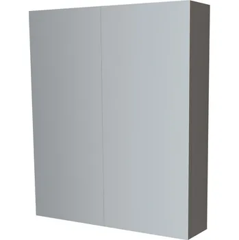 Koupelnový nábytek Mereo, Mereo Koupelnová zrcadlová skříňka 60 cm, galerka, 2 x dvířka, Multidecor, Lávově šedá, MER-CN798G62LAS1