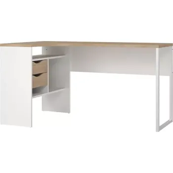 Psací stůl Psací stůl Felix 118 bílá/jackson hickory - SLEVA 3% s kodem radost25