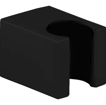 Sprchový držák SAT Pevný držák sprchy na stěnu černá matná SATBSDPHC