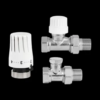 Ventil Invena Prov Mini 2, termostatická sada ventilů, přímé připojení, INV-CD-74-P15-X