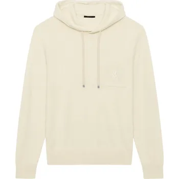 Pánský svetr BILLIONAIRE Logo Creme White svetr XL Bílá