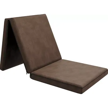 Skládací matrace pro hosty a na cesty MASON 80x200x9 cm hnědá