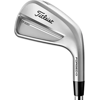 Golfová hůl Titleist T100 Irons Steel 2025 Stiff, Levá #4-PW, True Temper AMT Tour White, pánské