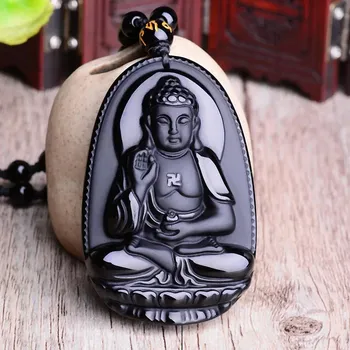 Náhrdelník Amitábha ochranný amulet na krk | buddhistický náhrdelník, přívěsek - Amitábha