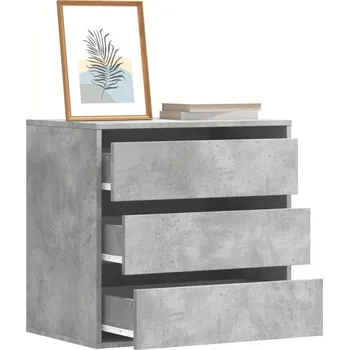 Komoda Komoda VidaXL 60 x 41 x 58 cm, odstíny šedé