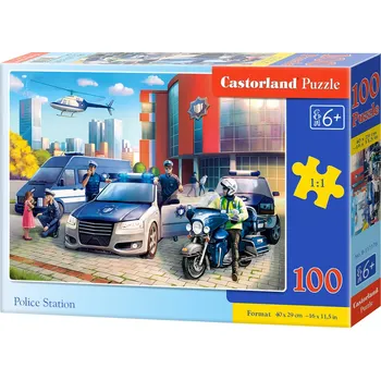 Puzzle Puzzle Castorland 100 dílků premium - Policejní stanice