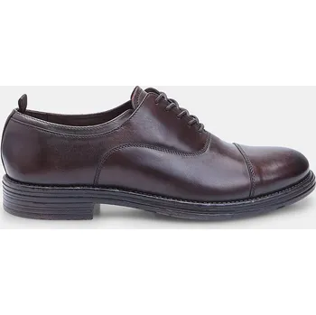 Pánské polobotky Baťa pánské kožené polobotky hnědé, vel. 42