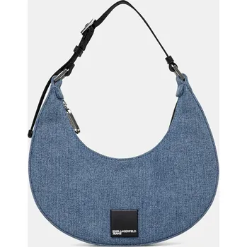 Kabelka Džínová taška Karl Lagerfeld Jeans modrá barva, A4W30241 50X, vel. ONE SIZE