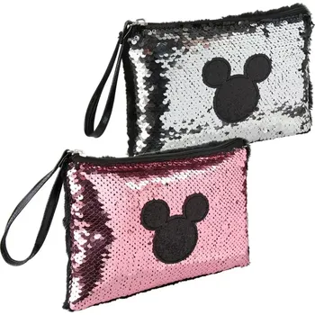 Kabelka Cerda Flitrová taštička Minnie Stříbrná