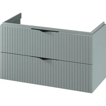 Koupelnový nábytek Cersanit Tirso, závěsná skříňka pod umyvadlo 994x447x572 mm, zelená matná, S1015-012