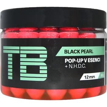 Nástraha TB Baits Plovoucí Boilie Pop-Up Pink Black Pearl + NHDC 65 g TB průměr: 12mm