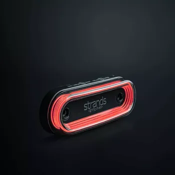 Přídavný světlomet LED poziční světlo Strands For9t Gravity, 10-40V, ECE R10, R148 - červené