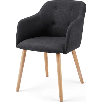 Jídelní židle 342567 - Tchibo - Polstrovaná židle, antracitová