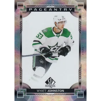 Karetní hra insert karta WYATT JOHNSTON 24-25 SP Authentic Pageantry číslo P-69