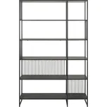 Černá knihovna 120x185x35 cm Strington – Actona ID_1795136