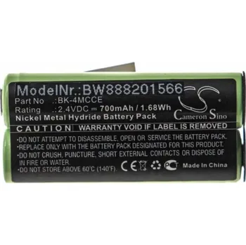 Příslušenství k holicímu strojku VHBW Baterie pro Waterpik vPlus SR-3000, 700 mAh