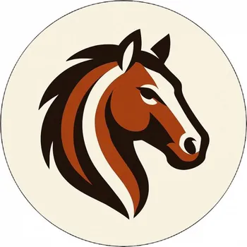 Jedlá dekorace na dort Pictu Hap – kůň logo 19,5cm