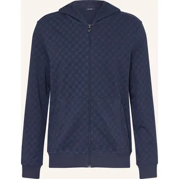 Pánské tričko Joop! Pánská Pohodlná Domácí Mikinová Bunda, tmavě modrá, 48