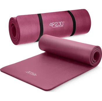 podložka na cvičení 4FIZJO YOGA MAT NBR 180 × 60 × 1,5 cm vínová