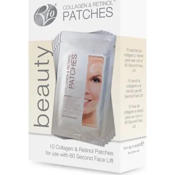 Rio Beauty Kolagenové a retinolové náplasti pro liftingový přístroj pro vyhlazení vrásek a vypnutí pleti 5x 2 ks