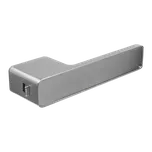 Kuchinox Sombra, klika na dveře s klíčem a vnitřním zámkem, broušená ocel, LAV-KMB_0M0A