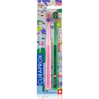 Zubní kartáček Curaprox CS 5460 Live Edition zubní kartáčky 2 ks