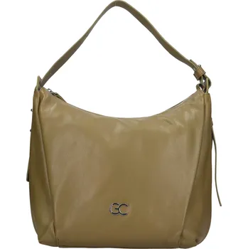 Kabelka Dámská kožená kabelka Gianní Conti Loréne - zelená