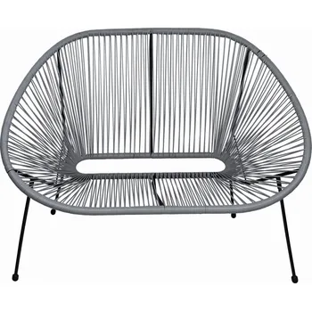 Zahradní lavice Zahradní lavička ACAPULCO - šedá