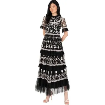 Dámské šaty Dámské šaty Maya Deluxe midi černé 44