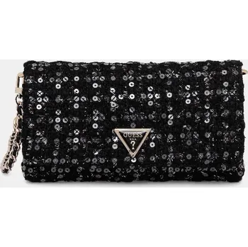 Vlněná taška Guess GIULLY černá barva, HWBB87 48750 HWBB87.48750 99X, vel. ONE SIZE