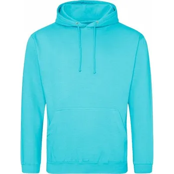 Pánská mikina Pánská klokanka Just Hoods s dvojitou kapucí Barva: modrá tyrkysová, Velikost: M JH001