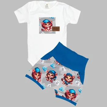 Komplet - Bodyčko a kraťásky Lvíček Velikost: 86