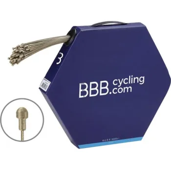 Brzda na kolo BBB brzdové lanko - BRAKEWIRE 1,5x2350 mm - zlatá