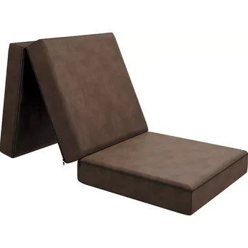 Matrace Skládací matrace pro hosty a na cesty MASON 80x200x14 cm hnědá