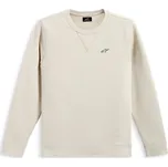 ALPINESTARS mikina POSITIVE CREW bílá off white - XL