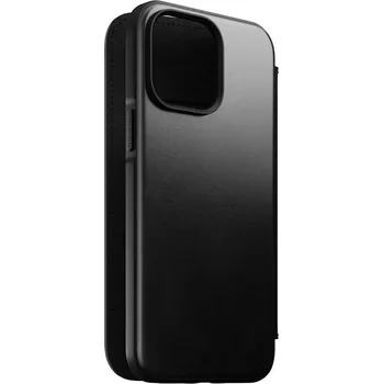 Pouzdro na mobilní telefon Pouzdro na mobil Nomad Leather MagSafe Folio Black iPhone 14 Pro Max