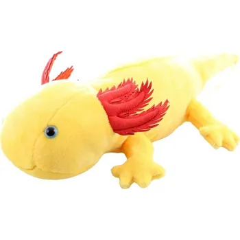 plyšák PLYŠ Axolotl žlutý 32cm Eco-Friendly (plyšová hračka)