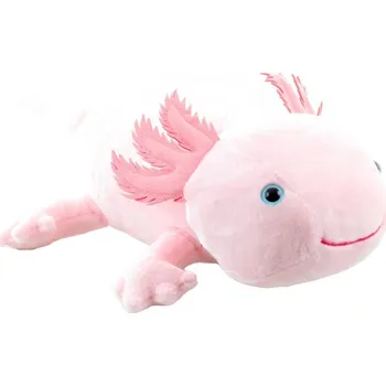 plyšák PLYŠ Axolotl růžový 32cm Eco-Friendly (plyšová hračka)