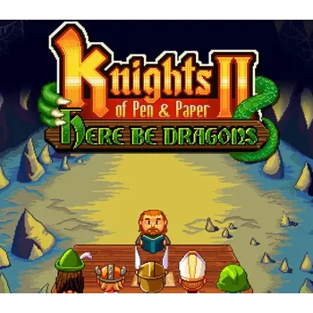 Počítačová hra Knights of Pen and Paper 2 - Here Be Dragons DLC