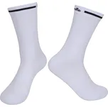 HOLOKOLO Cyklistické ponožky klasické - VELON - bílá UNI