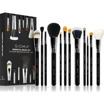 Sigma Beauty Essential Sigma Beauty Eyes E30 Pencil Brush štětec na oční linky 1 ks + Sigma Beauty Face F30 Large Powder Brush velký štětec na pudr suchý nebo práškový 1 ks + Sigma Beauty Eyes E55 Eye Shading Brush štětec na stínování a přechody 1 ks + F6